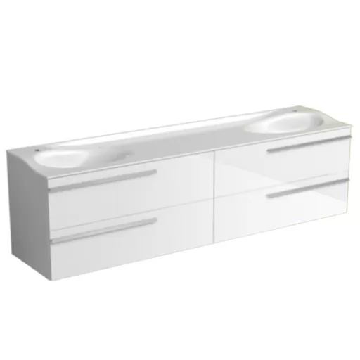  Joya - Meuble double vasque 4 tiroirs - JOYA2112