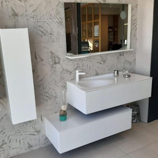  Joya - Meuble vasque à gauche 1 tiroir sans poignée - JOYA12028GPU