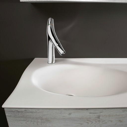  Joya - Meuble vasque à gauche 1 tiroir sans poignée - JOYA12028GPU