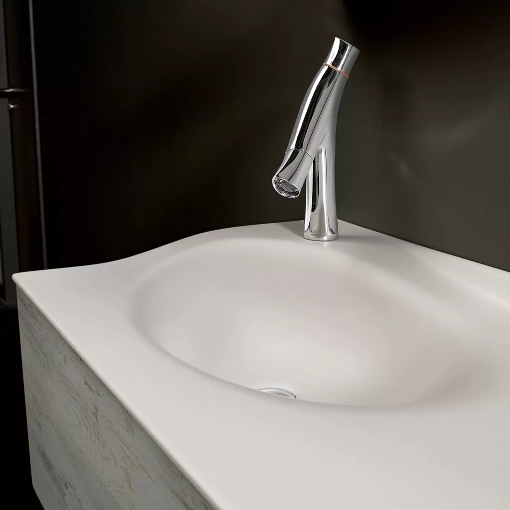  Joya - Meuble vasque à gauche 1 tiroir sans poignée - JOYA12028GPU