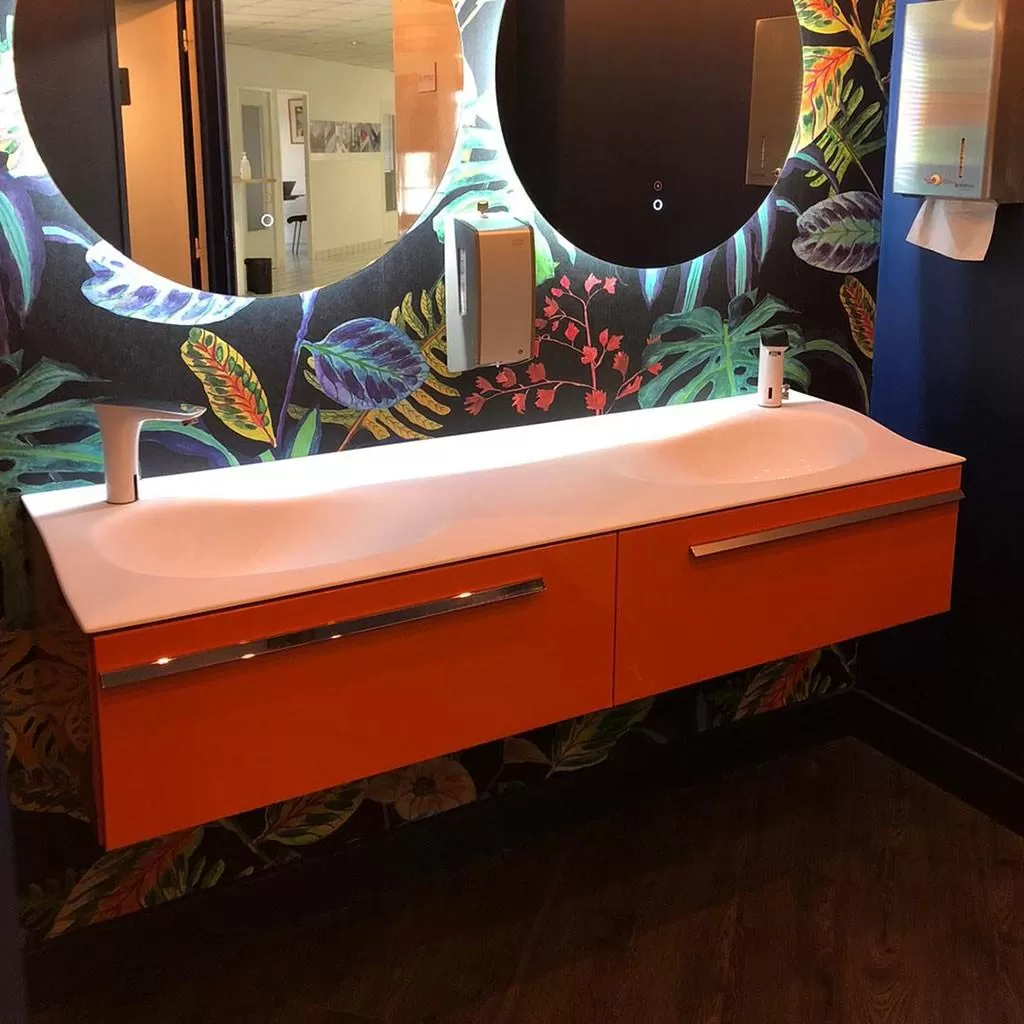  Joya - Meuble double vasque 2 tiroirs - JOYA161282