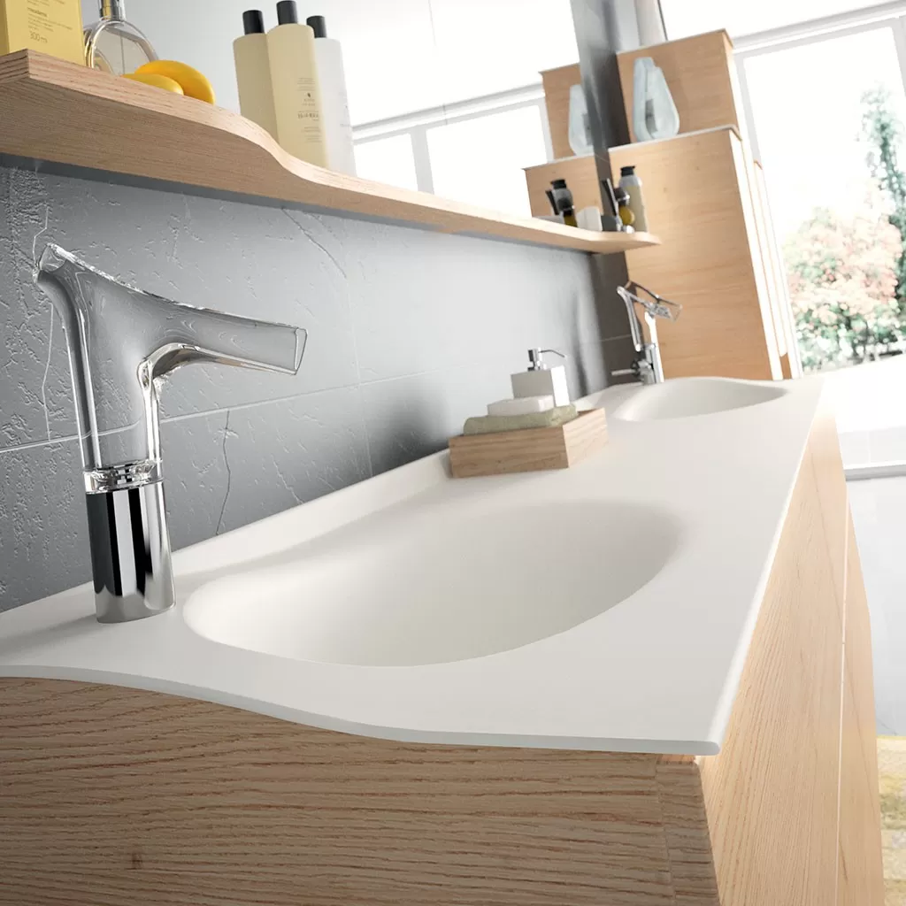  Joya - Meuble double vasque 4 tiroirs - JOYA1612