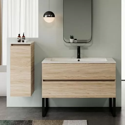  Ketty - Demi colonne 1 porte avec tablette SMO - KETTDCOLD