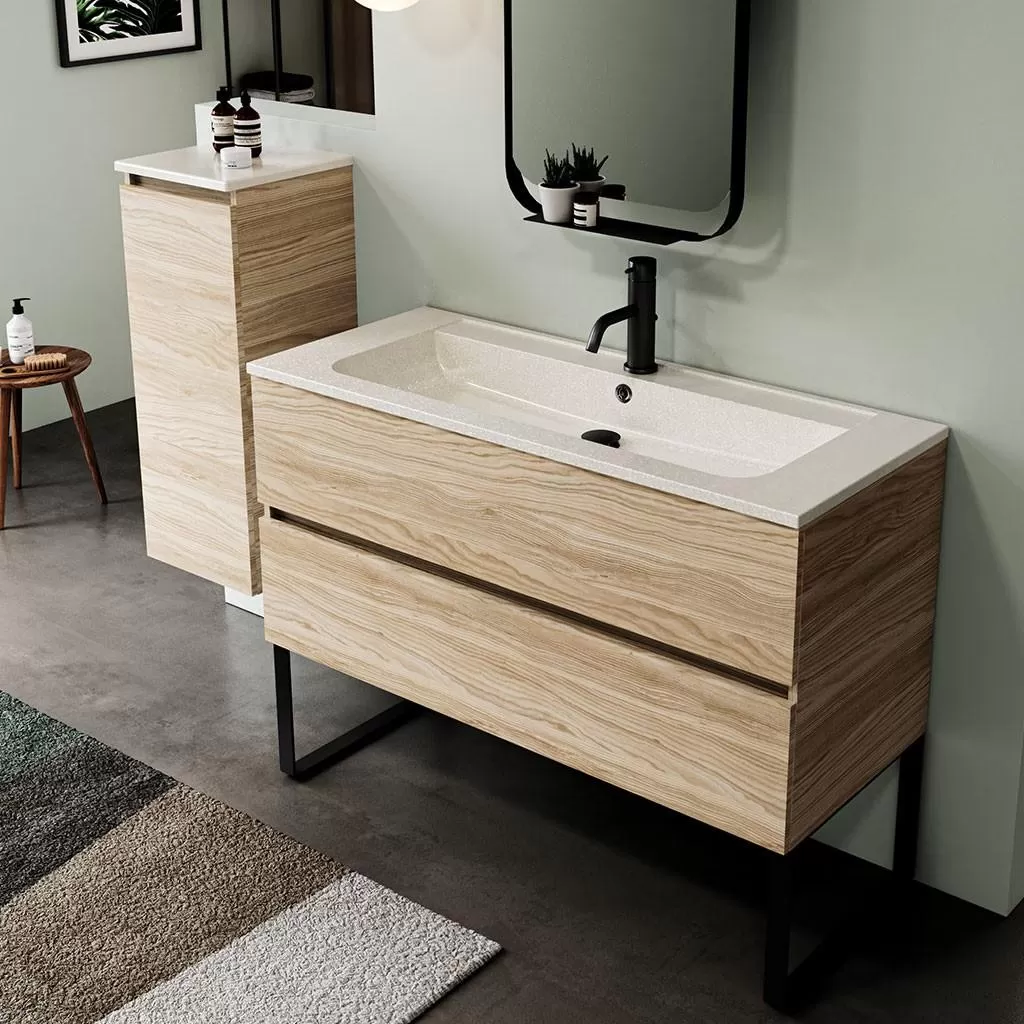  Ketty - Demi colonne 1 porte avec tablette SMO - KETTDCOLD