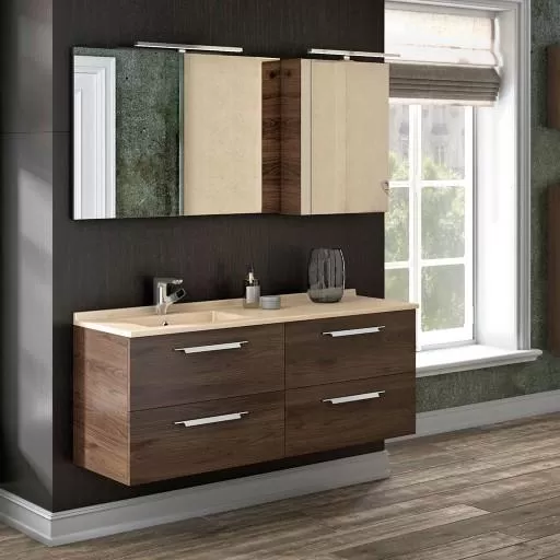  Strada+ - Meuble vasque à gauche 4 tiroirs - STP1404TG