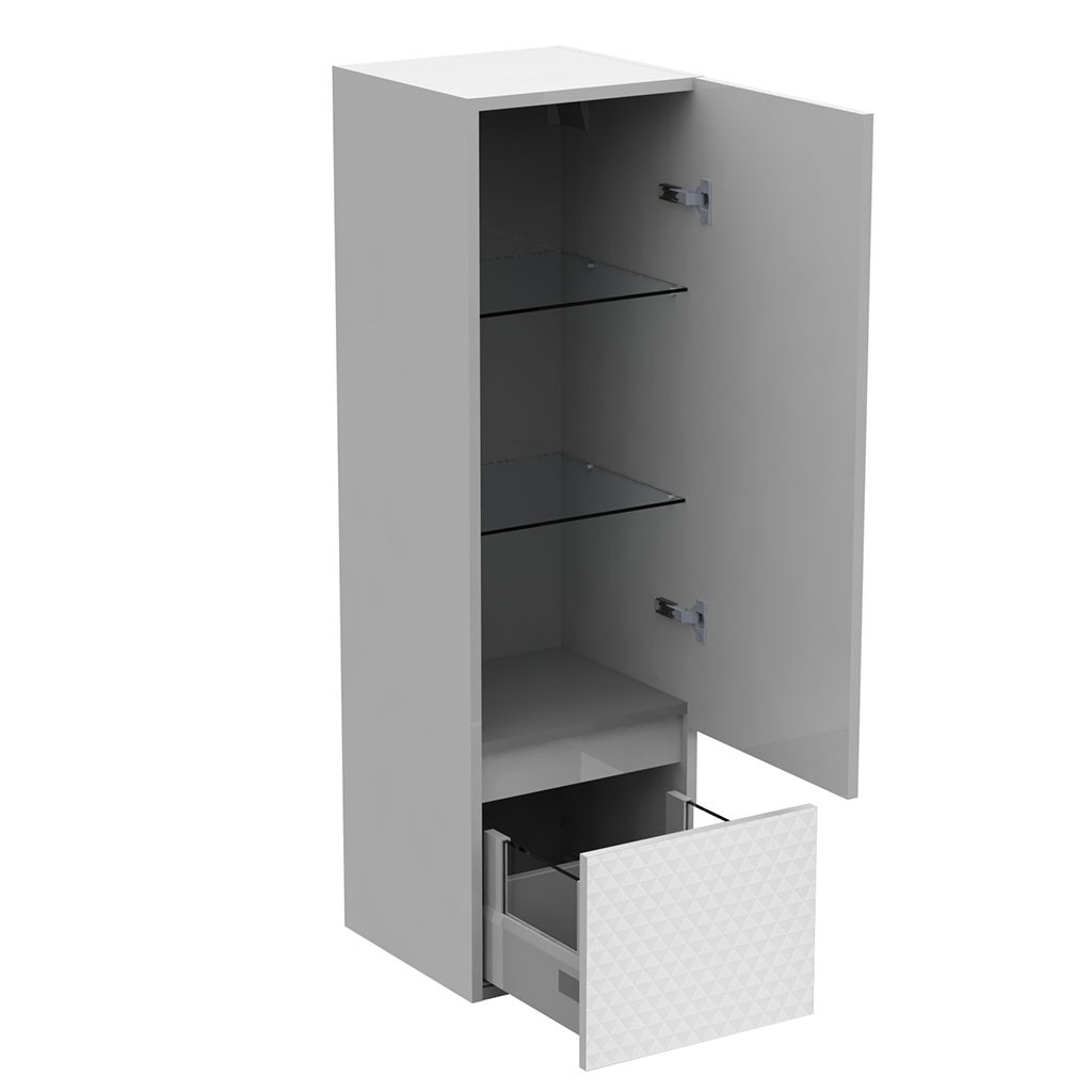 KETTY DUO - Colonne 1 porte 1 tiroir - DUOPCOL D/G