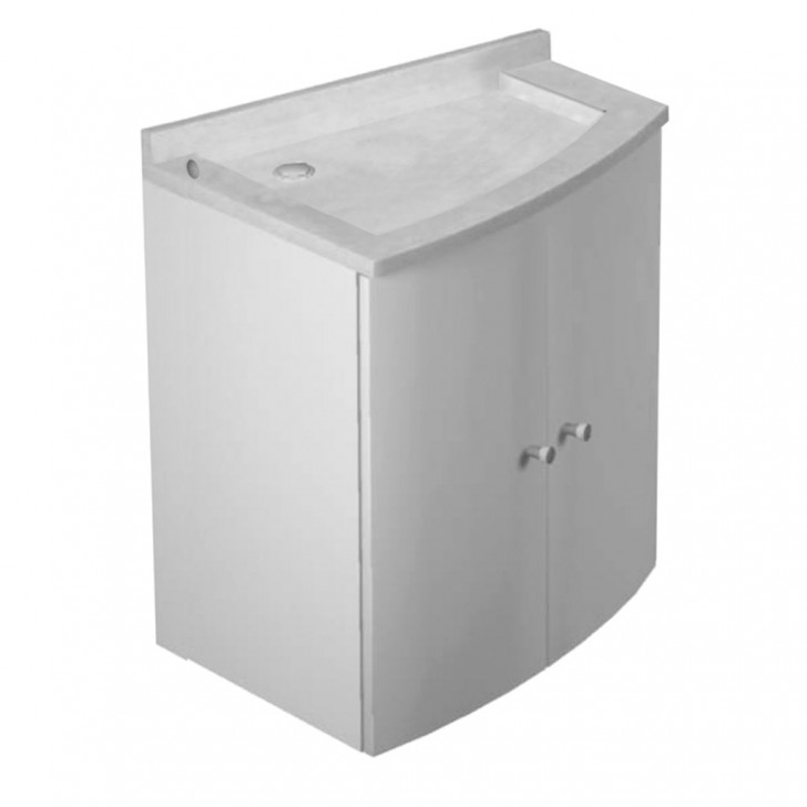 Lave mains d'angle 2 portes