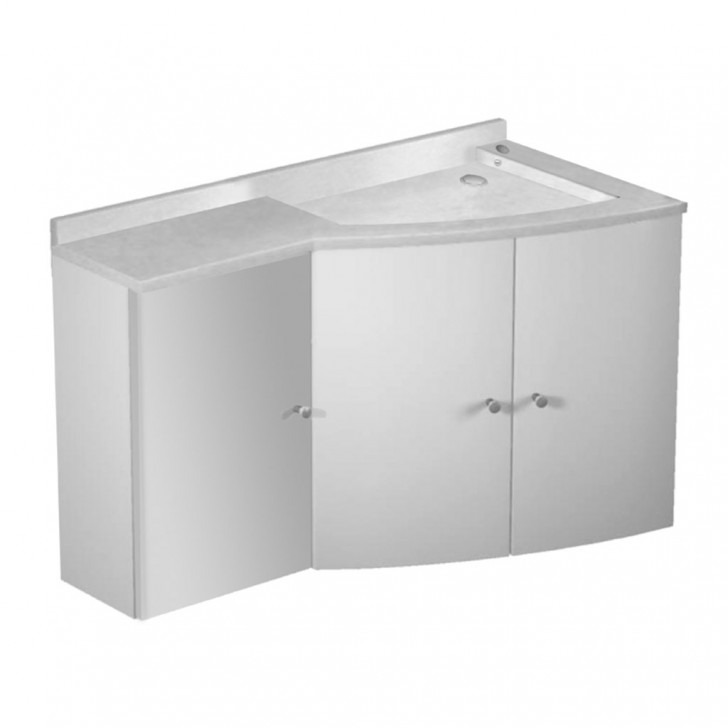 Lave mains d'angle 3 porte