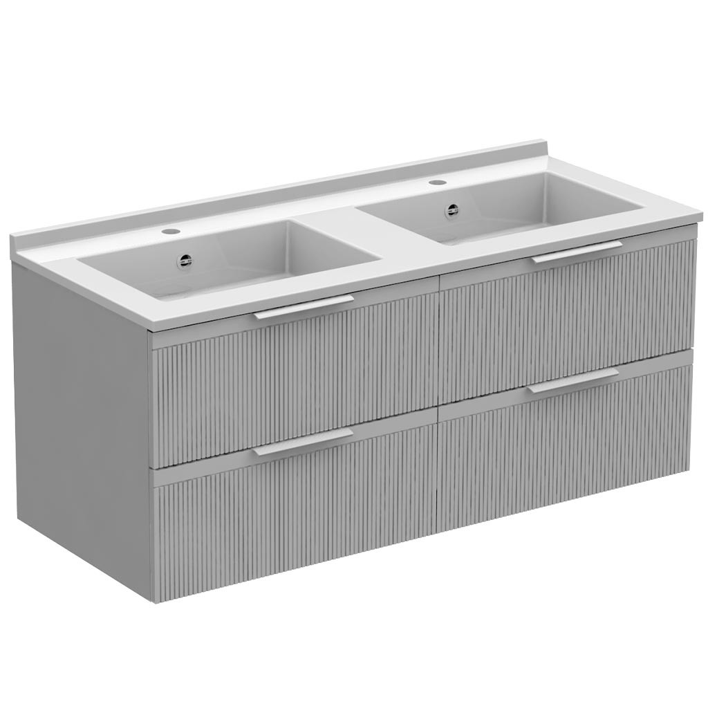 Meuble  double vasque 4 tiroirs