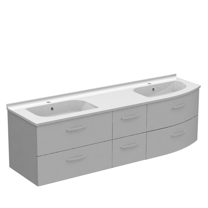 Meuble galbé à droite...