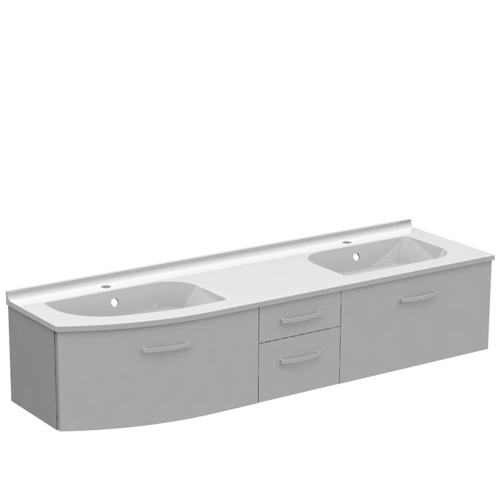 Meuble galbé à gauche...