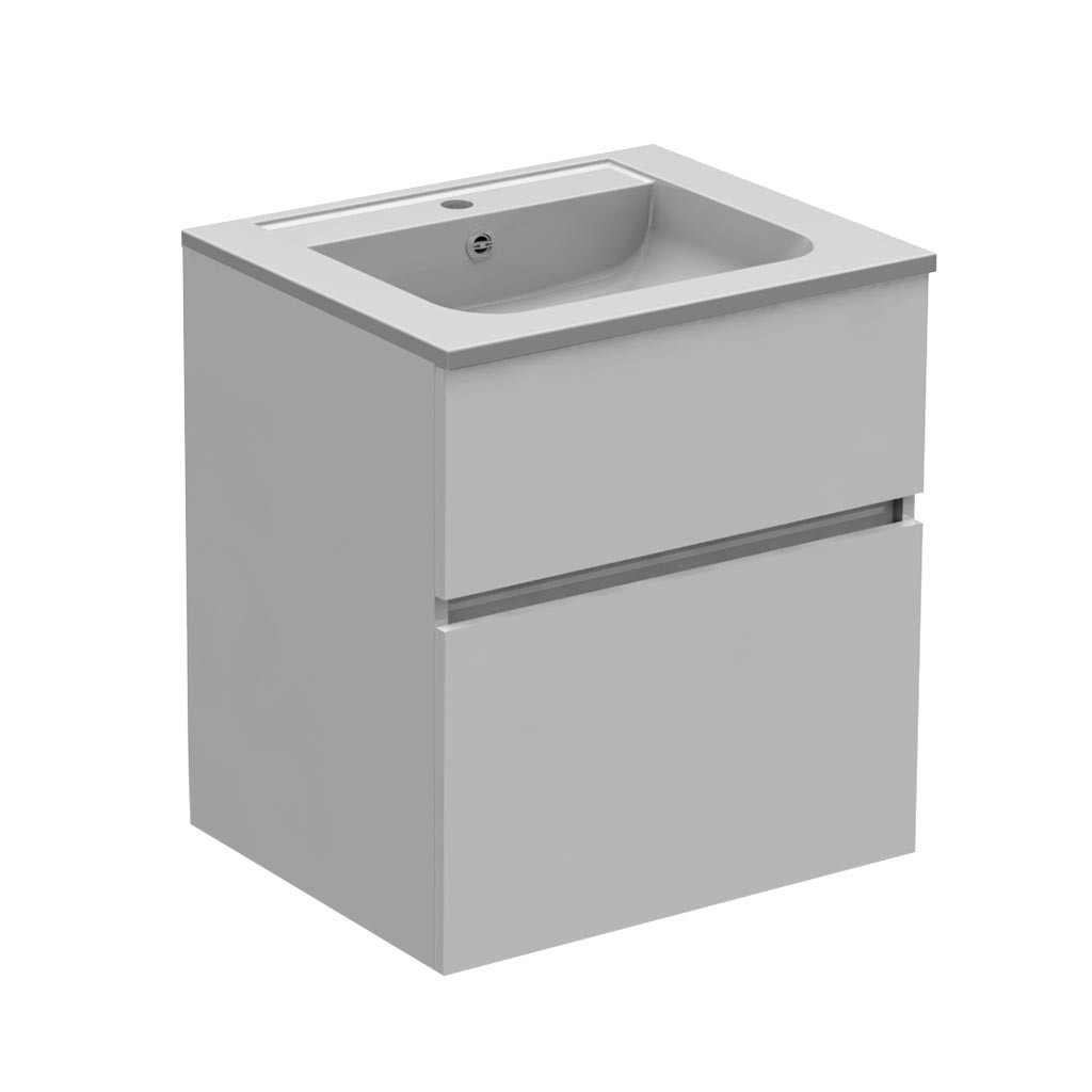 KETTY DUO - Meuble vasque 2 tiroirs - DUO60