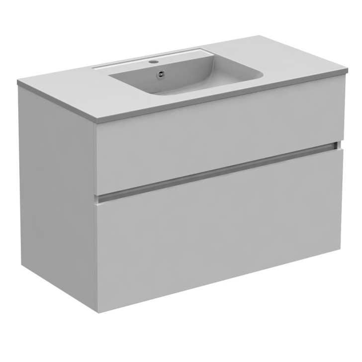 KETTY DUO - Meuble vasque 2 tiroirs - DUO100