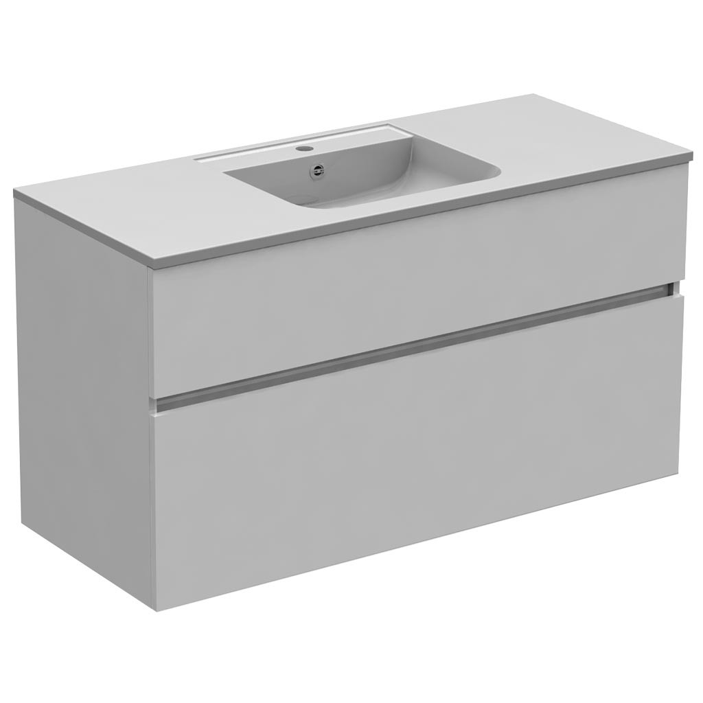 KETTY DUO - Meuble vasque 2 tiroirs - DUO1201VP