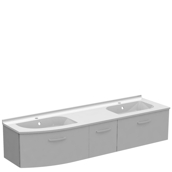 Meuble galbé à gauche...