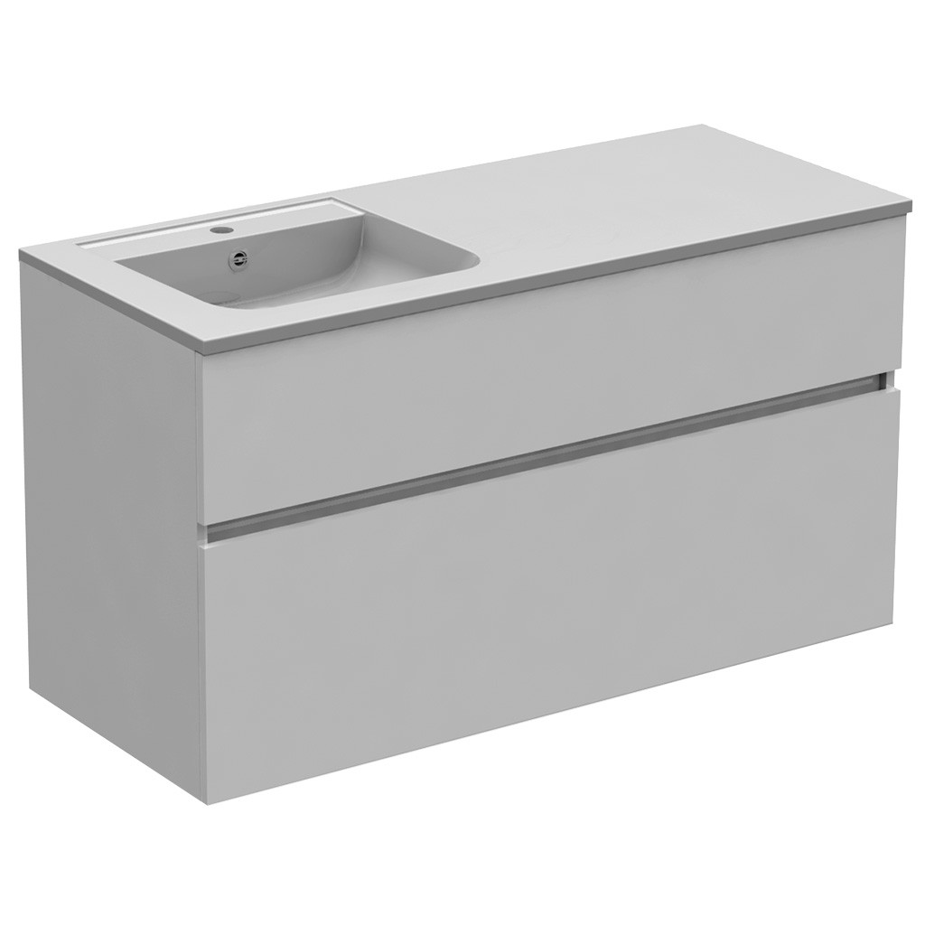 KETTY DUO - Meuble vasque 2 tiroirs - DUO1202TG