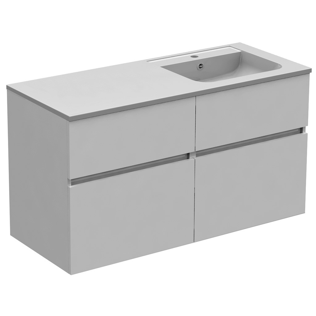 KETTY DUO - Meuble vasque 2 tiroirs - DUO1204TD