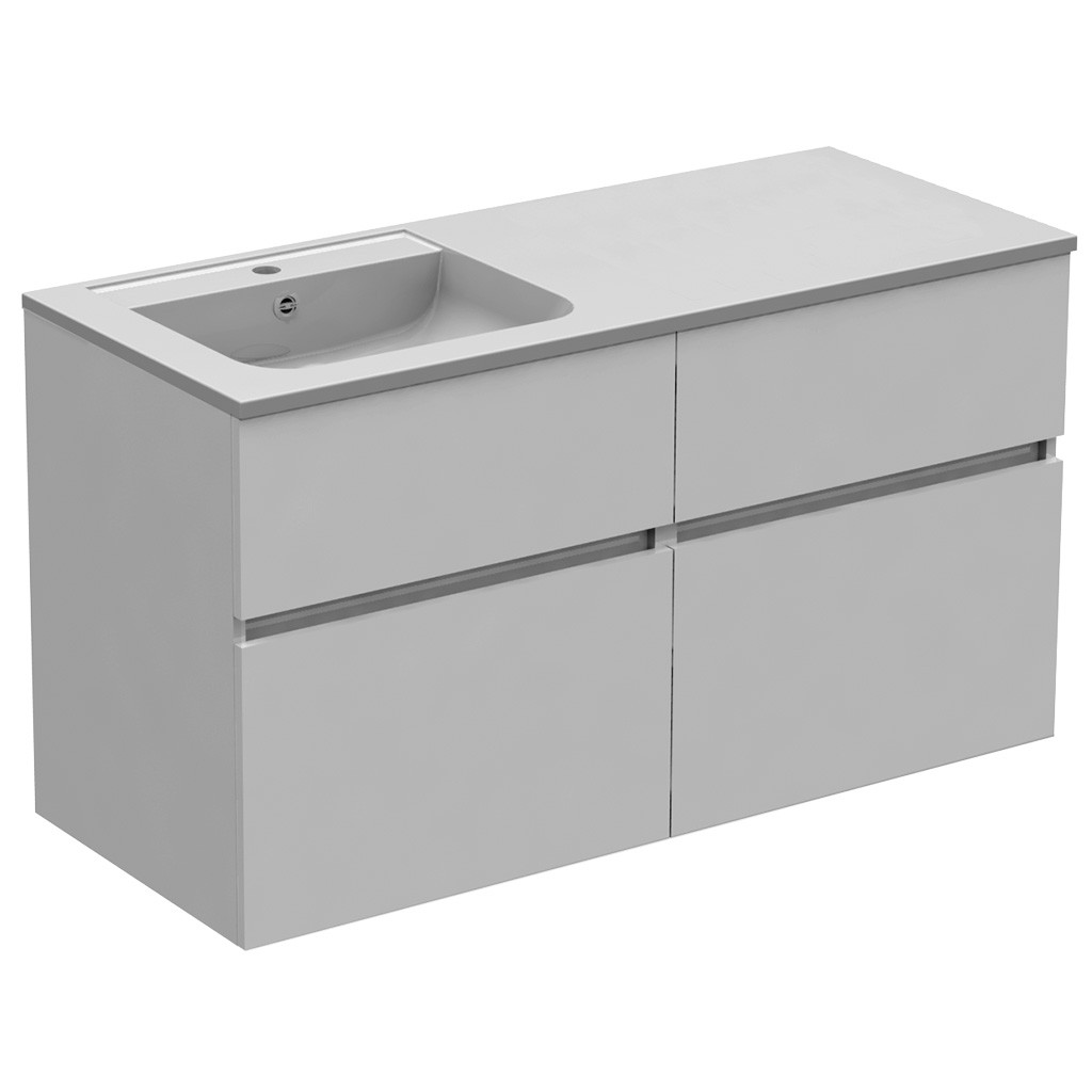 KETTY DUO - Meuble vasque 2 tiroirs - DUO1204TG