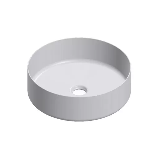  Sumiko - Vasque ronde céramique noir mat - VSQRONCERNO