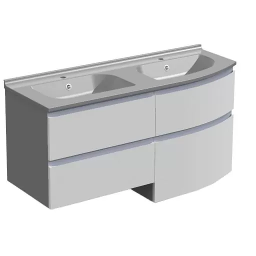  Aviso - Meuble double vasque 4 tiroirs - AVI1402VD