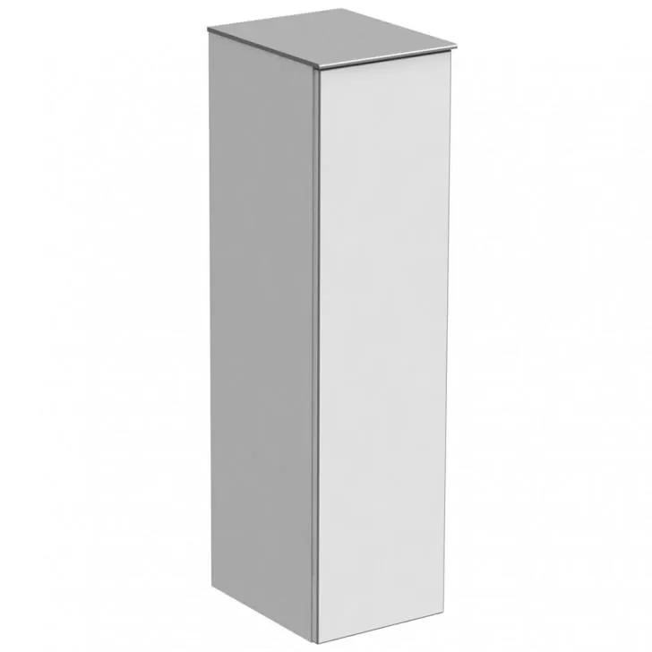  Joya - Demi colonne 1 porte avec tablette SMO sans poignée - JOYAC2833G