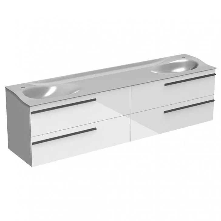  Joya - Meuble double vasque 4 tiroirs - JOYA2112