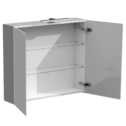  Ketty - Armoire de toilette 2 portes miroir double face - KETTAT80