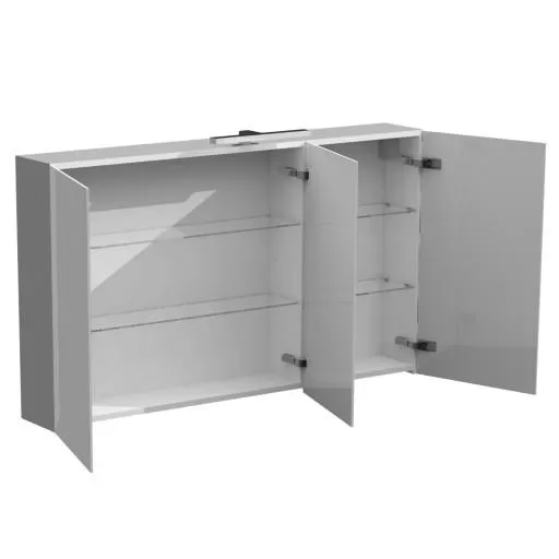  Ketty - Armoire de toilette 3 portes miroir double face - KETTAT120