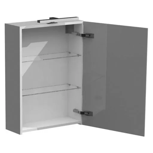  Ketty - Armoire de toilette avec porte miroir double face - KETTAT50D