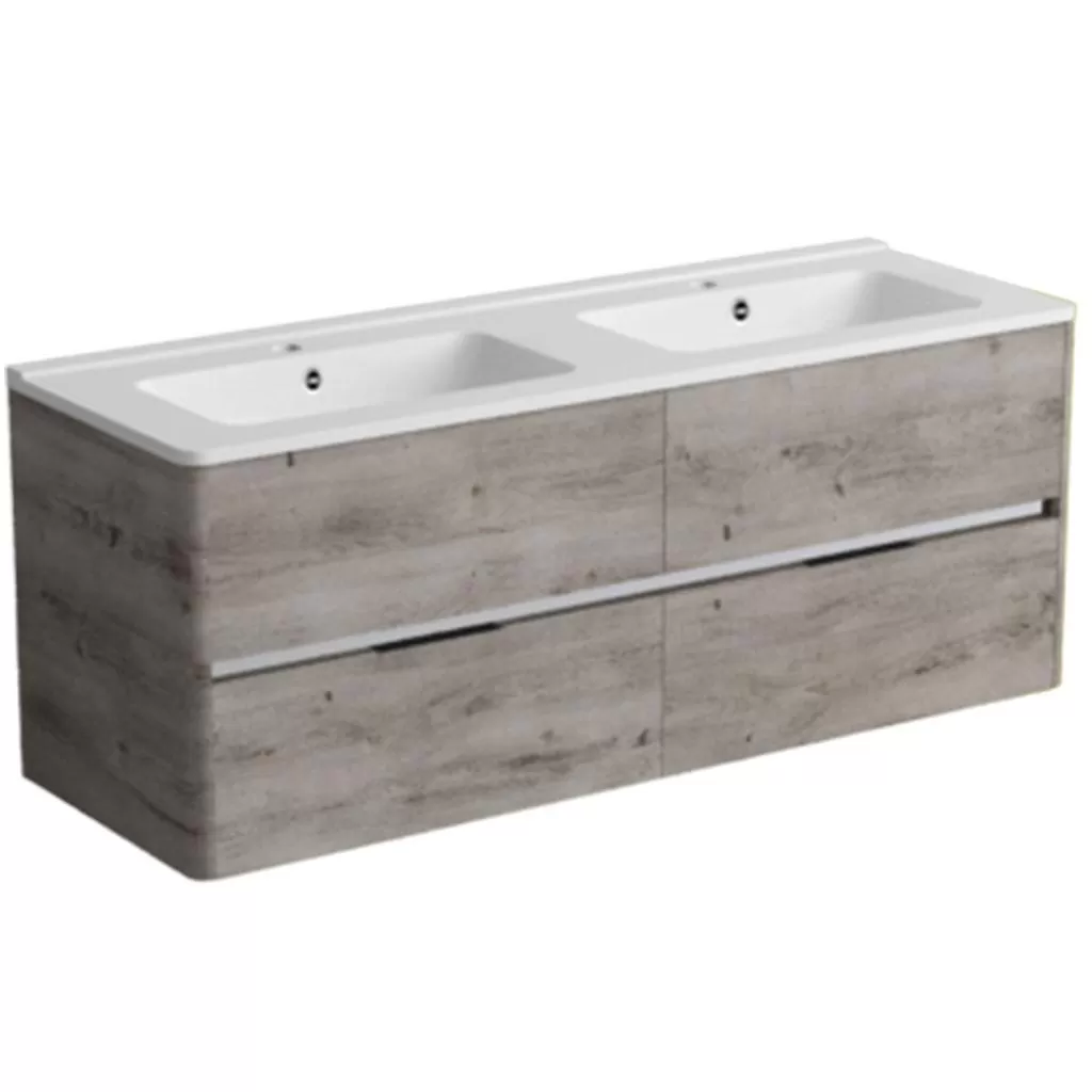  Dolce - Meuble double vasque 4 tiroirs - DOLC600