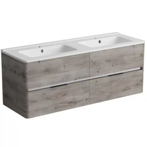  Dolce - Meuble double vasque 4 tiroirs - DOLC600