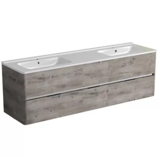  Dolce - Meuble double vasque 6 tiroirs - DOLC700