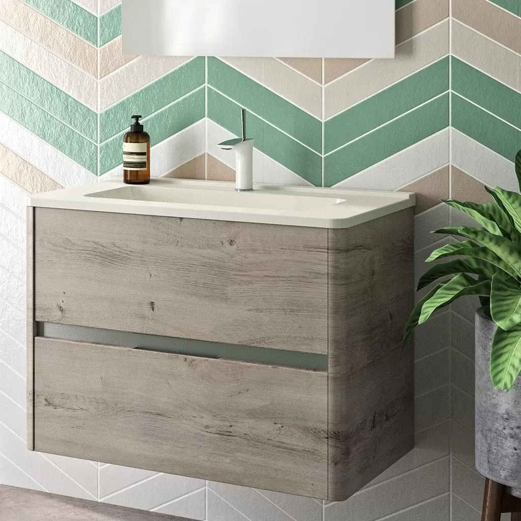  Dolce - Meuble vasque 2 tiroirs - DOLC10