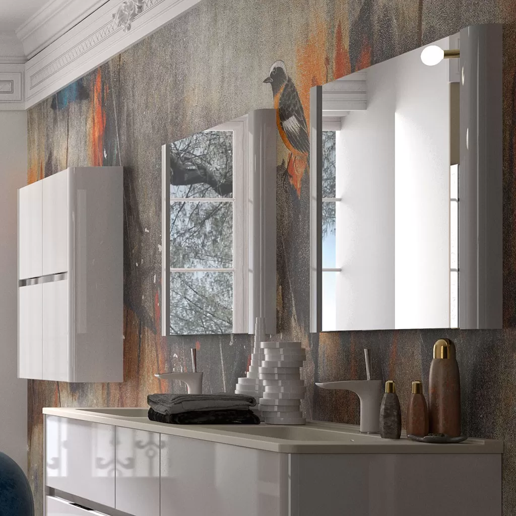  Dolce - Miroir avec habillage latéral - DOLCMI76