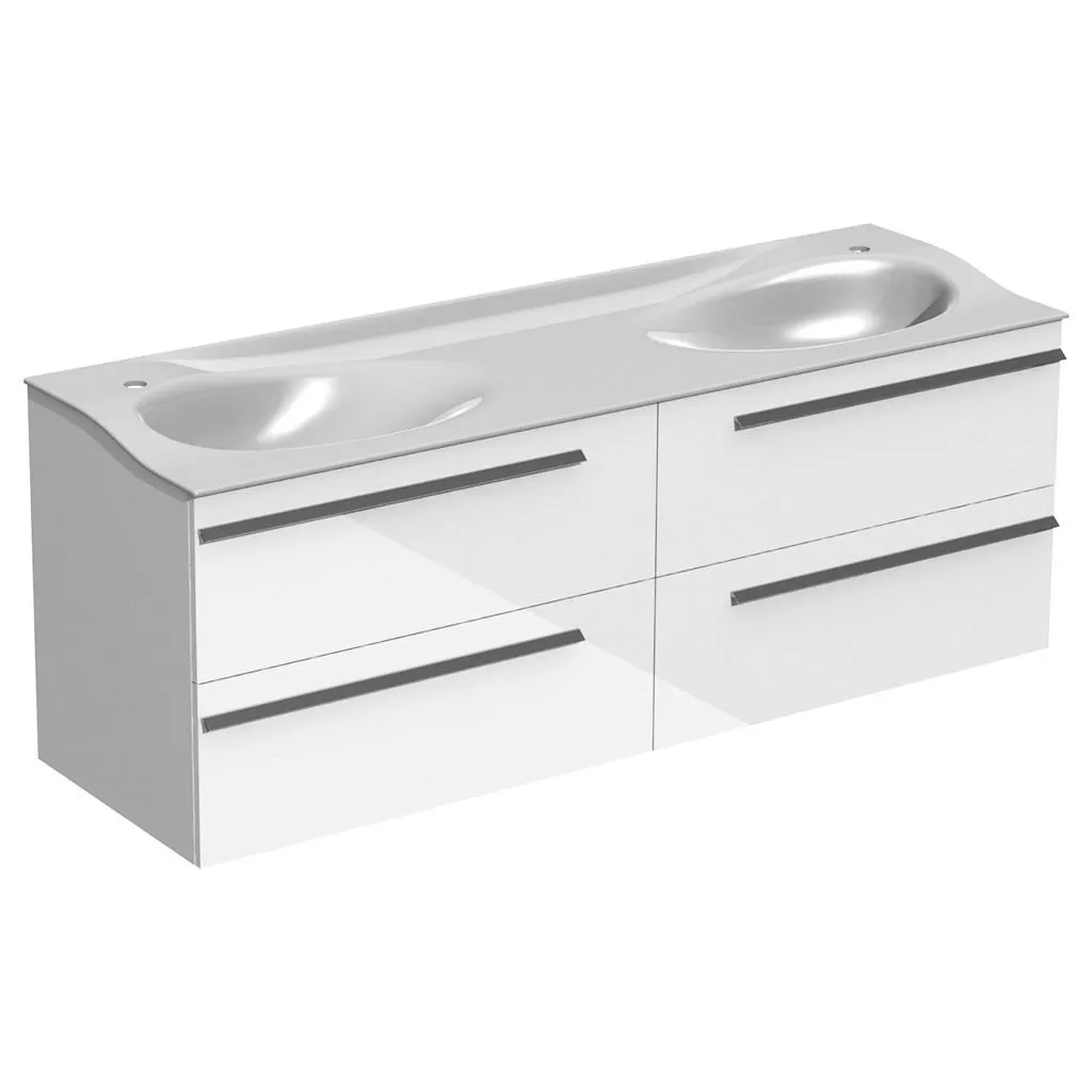  Joya - Meuble double vasque 4 tiroirs - JOYA1612