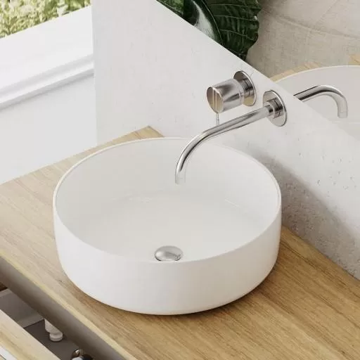  Sumiko - Vasque ronde céramique blanc - VSQRONCERBL