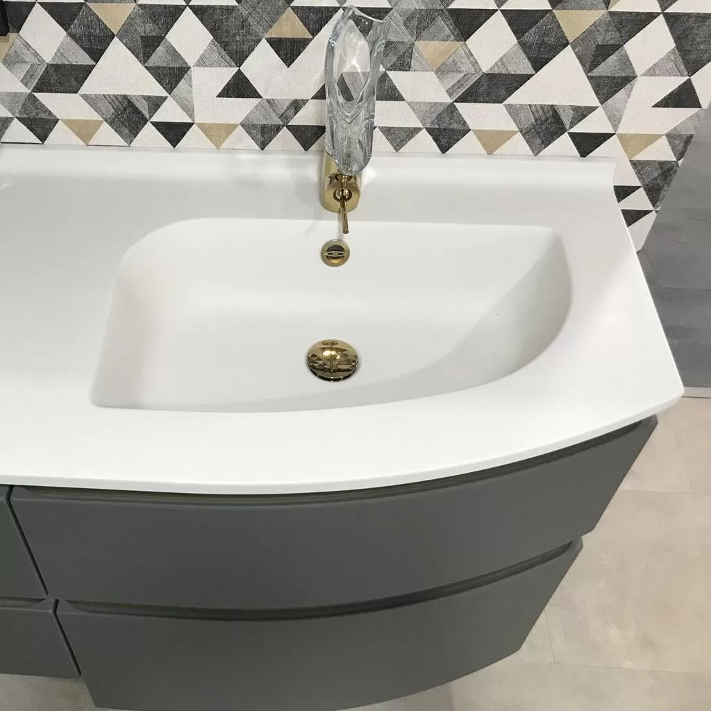  Aviso - Meuble vasque à droite 4 tiroirs - AVI105D