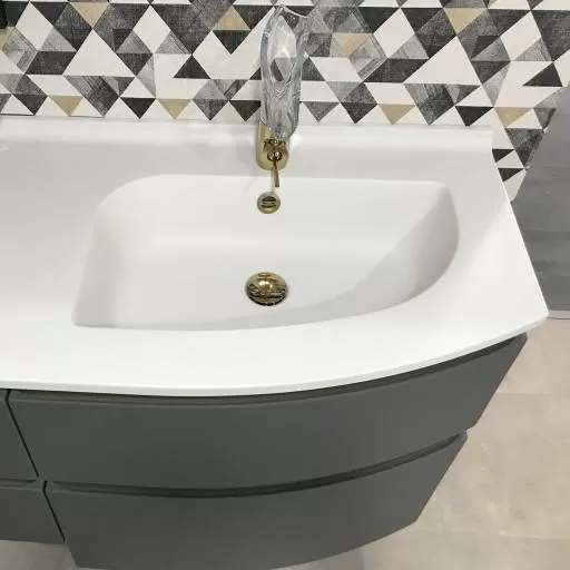  Aviso - Meuble vasque à droite 4 tiroirs - AVI105D