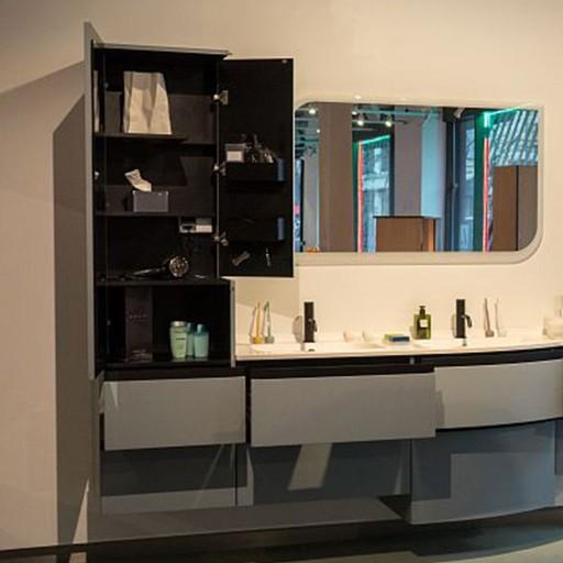  Aviso - Meuble double vasque 4 tiroirs 1 colonne - AVI1902VD