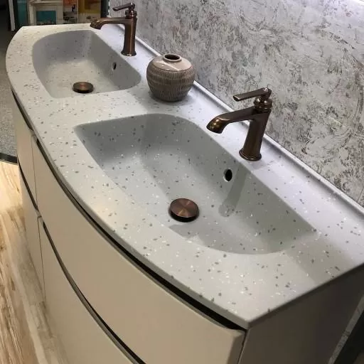  Aviso - Meuble double vasque 4 tiroirs - AVI1402VR