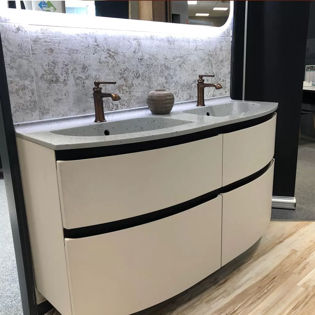  Aviso - Meuble double vasque 4 tiroirs - AVI1402VR