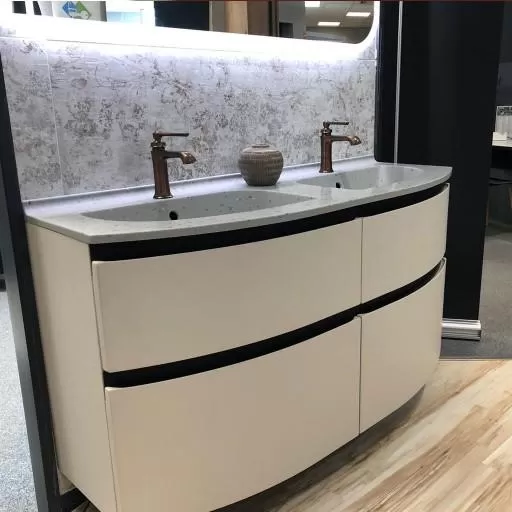  Aviso - Meuble double vasque 4 tiroirs - AVI1402VR