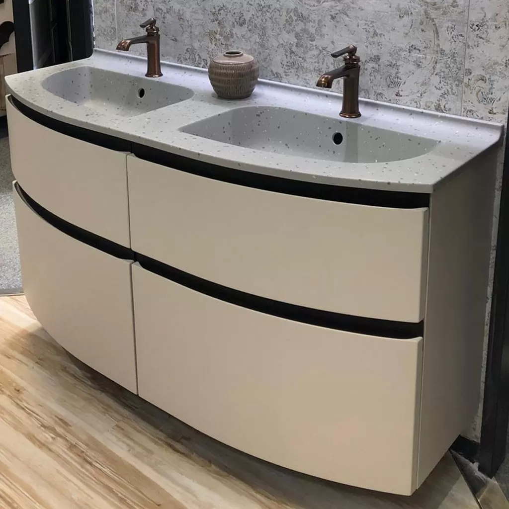  Aviso - Meuble double vasque 4 tiroirs - AVI1402VR