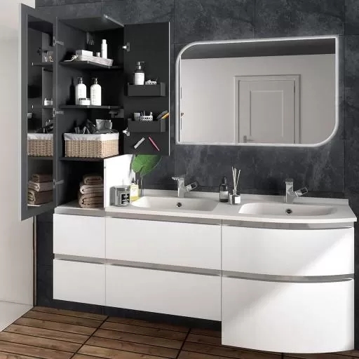  Aviso - Meuble double vasque 4 tiroirs - AVI1402VD