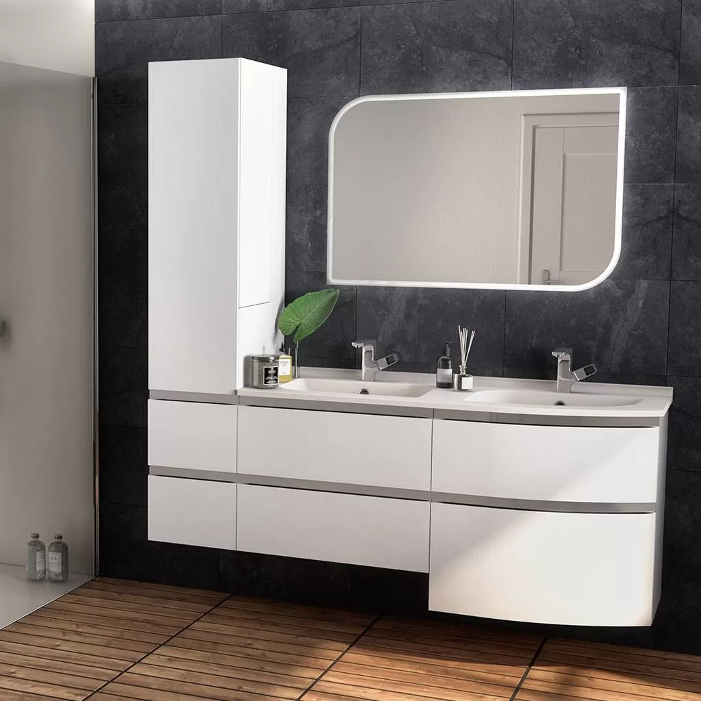  Aviso - Meuble double vasque 4 tiroirs - AVI1402VD