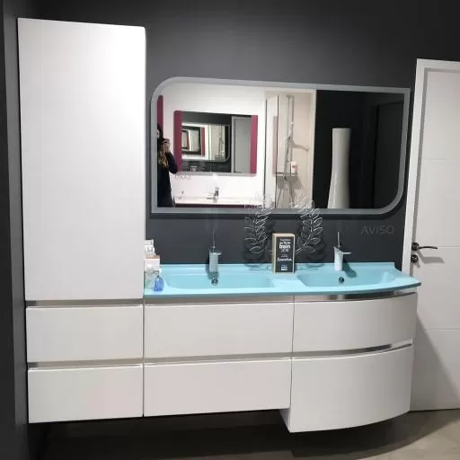  Aviso - Colonne 2 portes 2 tiroirs - AVICOL2F50G