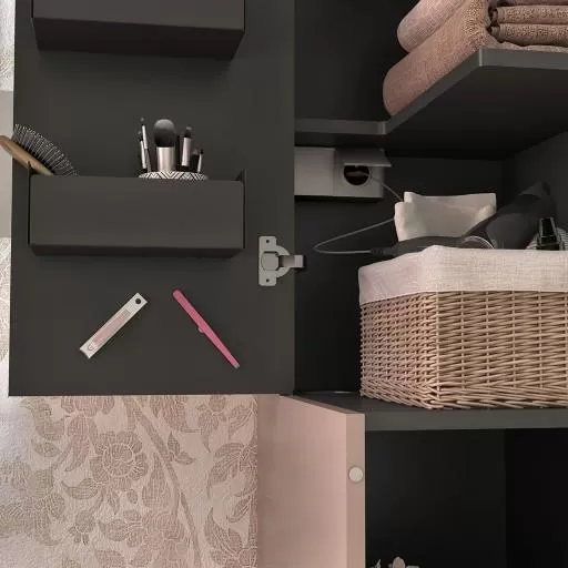  Aviso - Colonne 2 portes 2 tiroirs - AVICOL2F35G