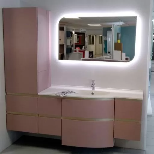  Aviso - Miroir avec bords dépoli et éclairage LED - AVIMI120