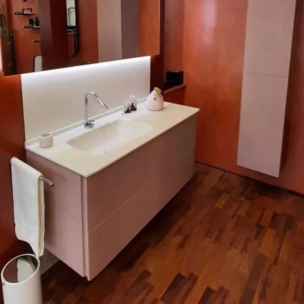  Saxo - Colonne 2 portes sans poignée sans LED - SAXOA3336SLD