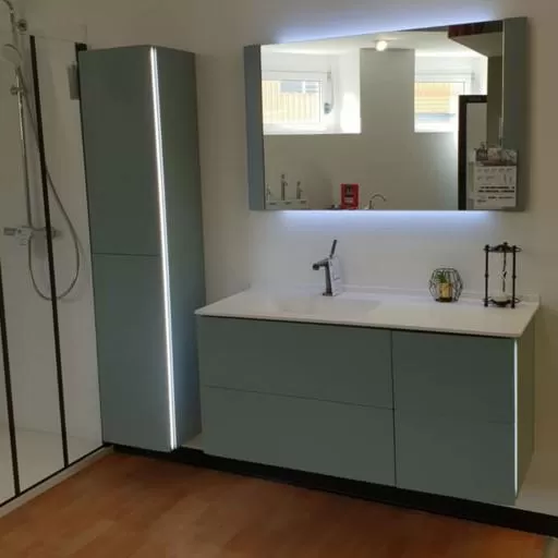  Saxo - Colonne 2 portes sans poignée  - SAXOA3336G